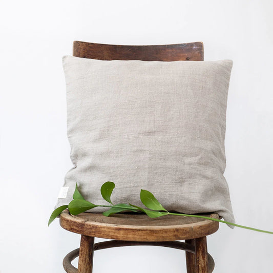 Linen Tales %uyum_store% Natural Linen Cushion Cover Cushion Cover