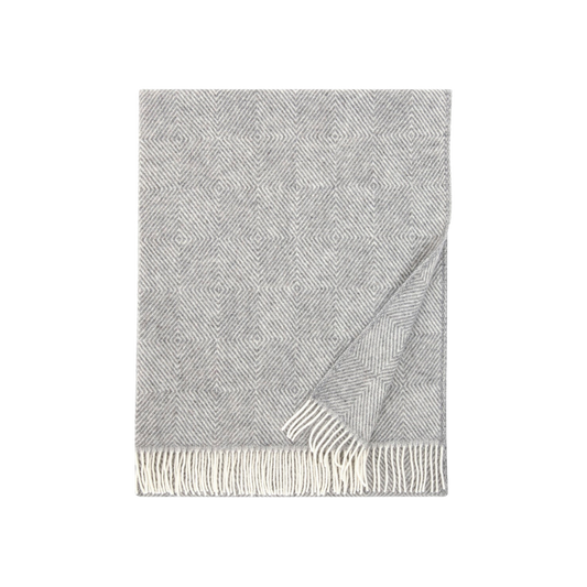 Lapuan Kankurit %uyum_store% Diamond Wool Blanket | Grey Blankets